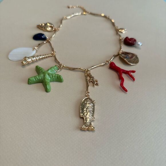 Boho charm necklace N1021 - Picture 4 of 5